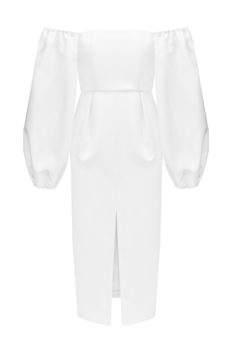 Платье "Милана" белое, миди