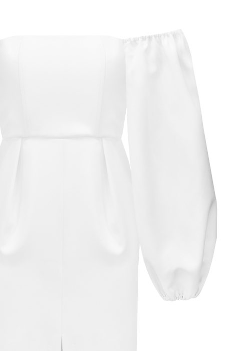 Платье "Милана" белое, миди