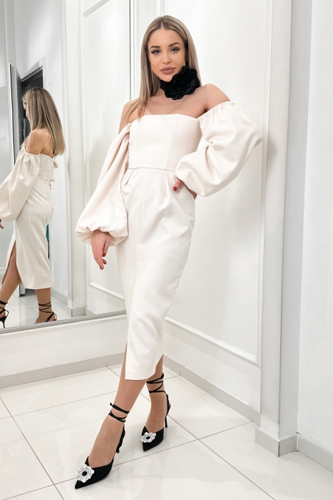 Платье "Милана" белое, миди