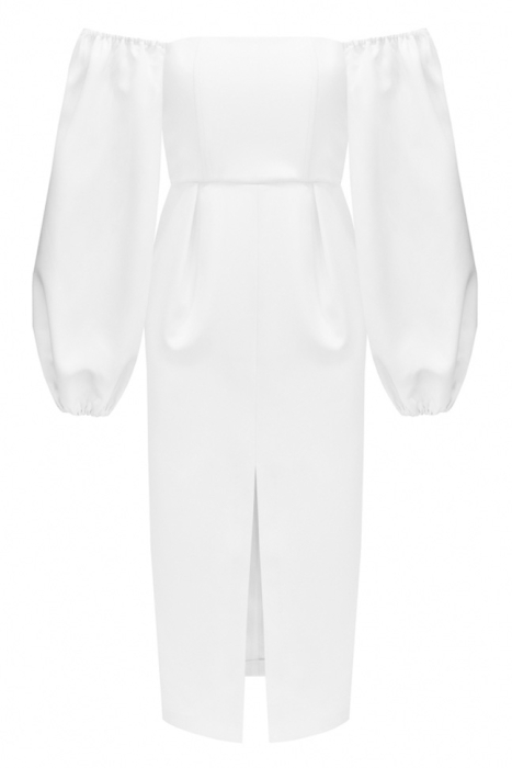 Платье "Милана" белое, миди