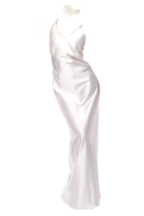 Платье комбинация "Миллу" белое