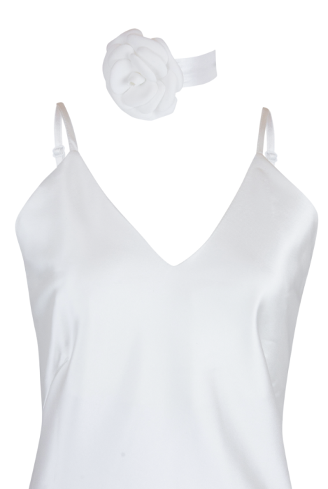 Платье комбинация "Миллу" белое