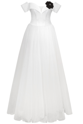 Платье - пачка "Лакруа" , Фатин Белое