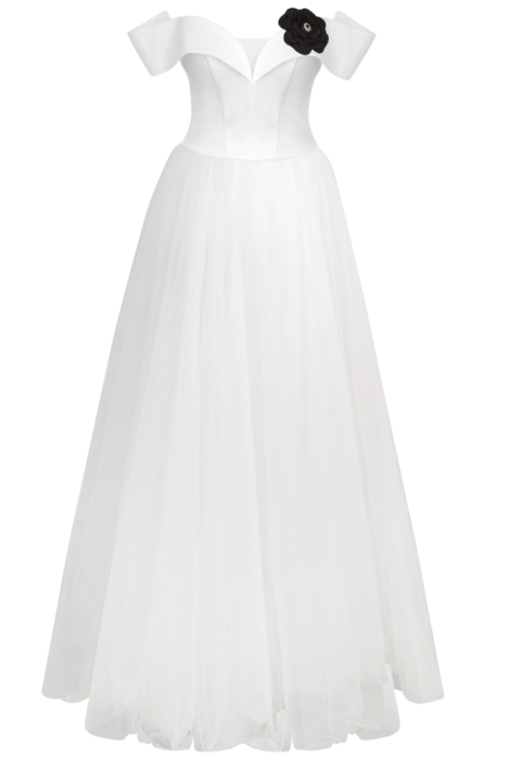 Платье - пачка "Лакруа" , Фатин Белое
