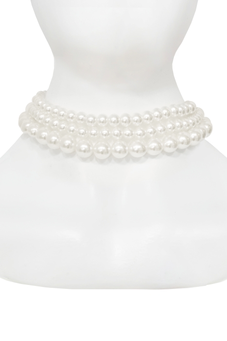 Набор чокеров из белого жемчуга (3 шт.)