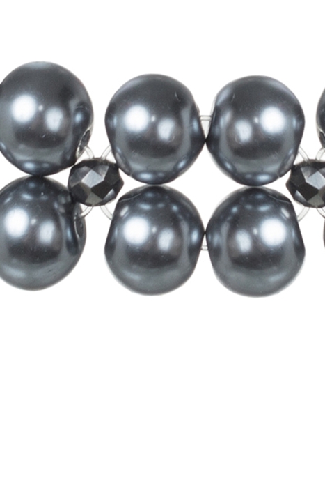 Колье (чокер) жемчуг серебряный