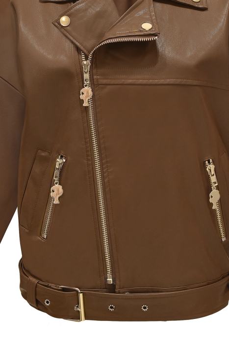 Куртка косуха "Мэри" коричневая