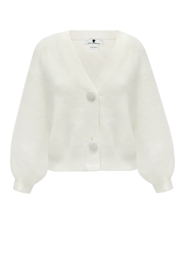 Кардиган "джемпер, кофта" белый (молочный), АНГОРА