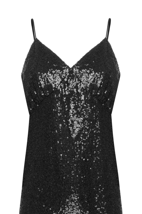 Комбинация "Хайди" черная, пайетки