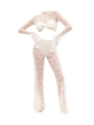 Костюм "Мэдисон" белый, кружево