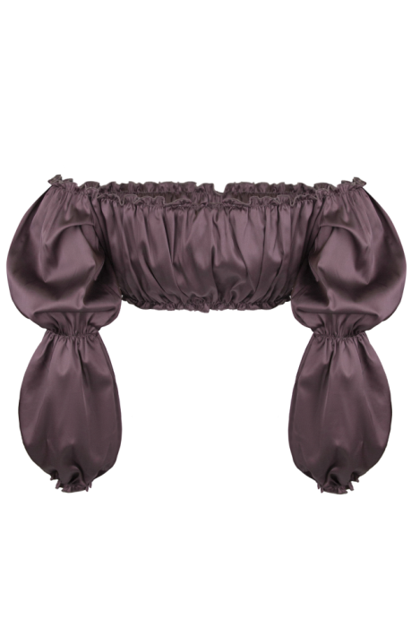 Костюм "Лана" сиреневый, атлас (шелк)