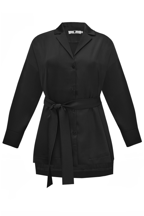 Костюм - пижама "Пикассо" черный, брючный, эко-шелк