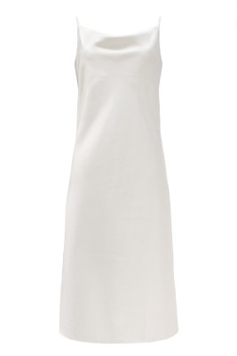 Платье - комбинация "Шерри" белая, атлас (шелк)