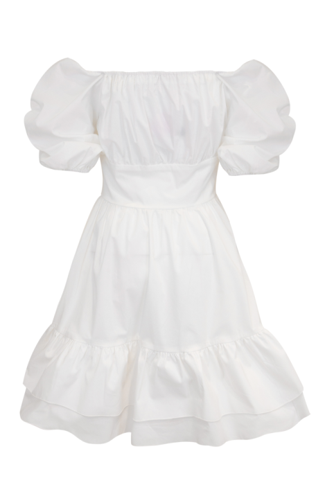 Платье "Дидиан"  Мини, (Рукав Фонарик) Золотые Пуговицы