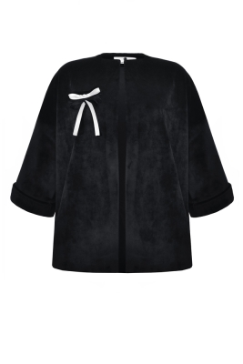 Жакет "Шель" черный, бархат