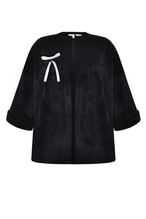 Жакет "Шель" черный, бархат