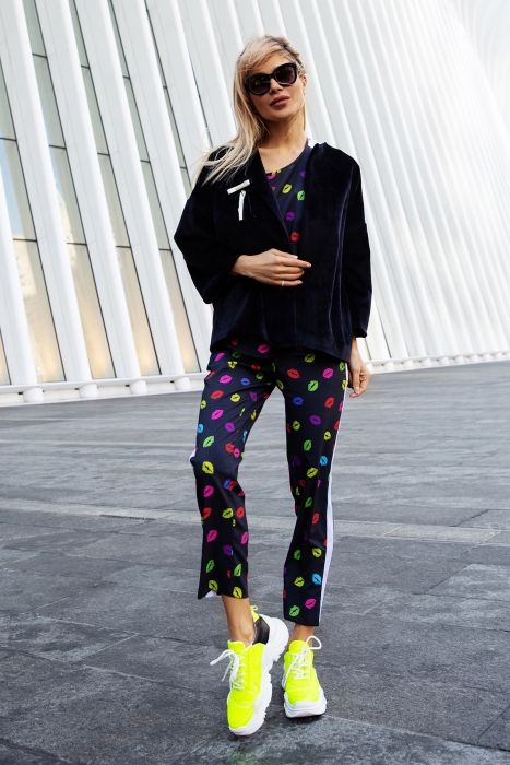 Жакет "Шель" черный, бархат