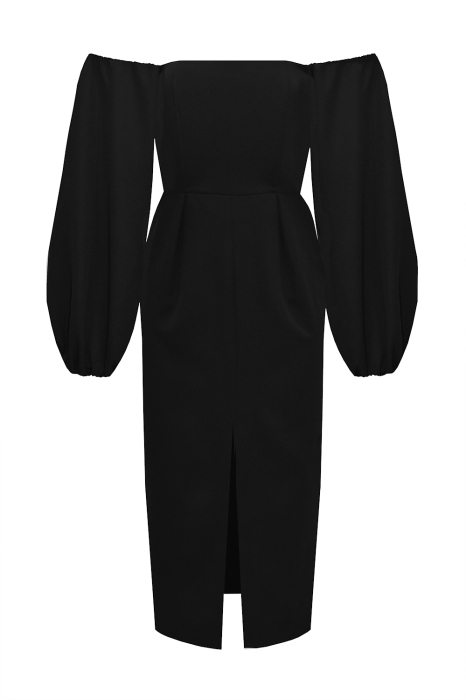 Платье "Милана" черное, миди
