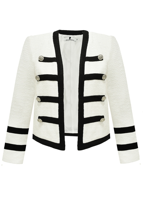 Костюм "Тиана" белый, черные вставки