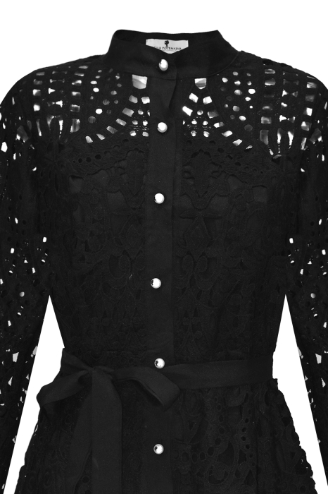 Платье "Ариэлла" черное, кружево