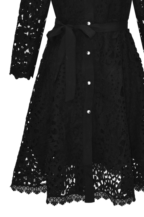 Платье "Ариэлла" черное, кружево