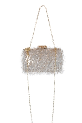 Сумка - клатч "Бахрома" бежевый
