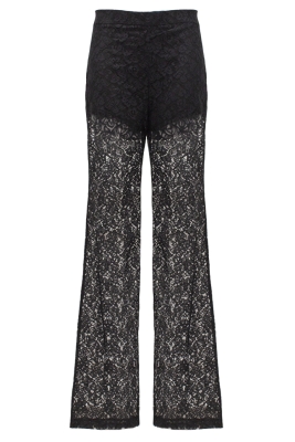Брюки "Эльвис" черные, кружево