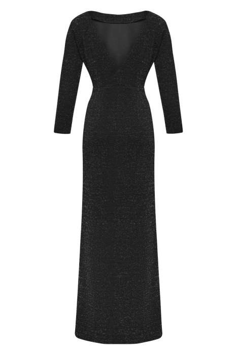 Платье "Джипси" черное, трикотаж с люрексом