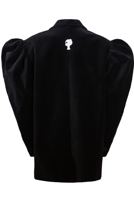Пиджак - жакет "Дениэлс" черный, бархат