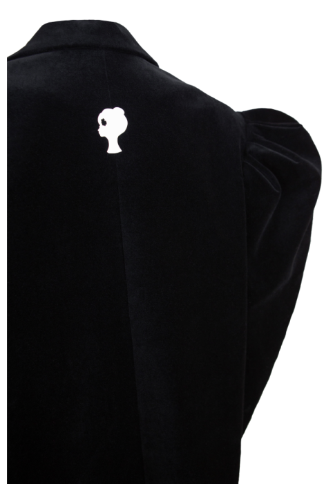 Пиджак - жакет "Дениэлс" черный, бархат