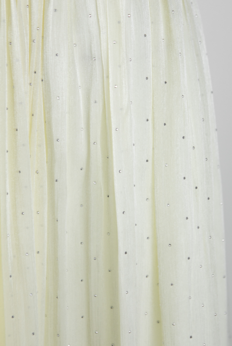 Юбка "Каприс" шампань, органза, со стразами, миди