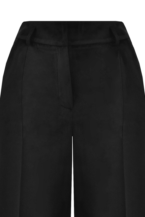 Бермуды "Джун" черные, бархат