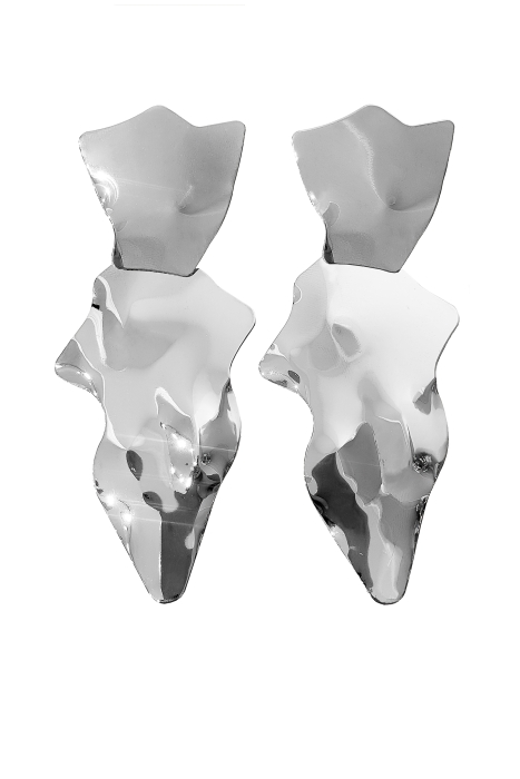 Серьги "Арктик" серебро