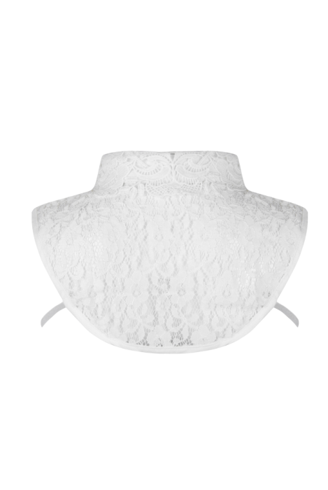 Манишка "Лемила" белая, кружево