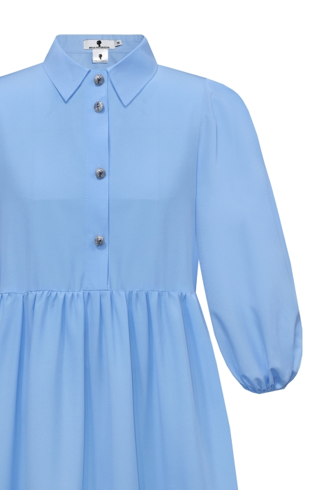 Платье "Генри" голубое