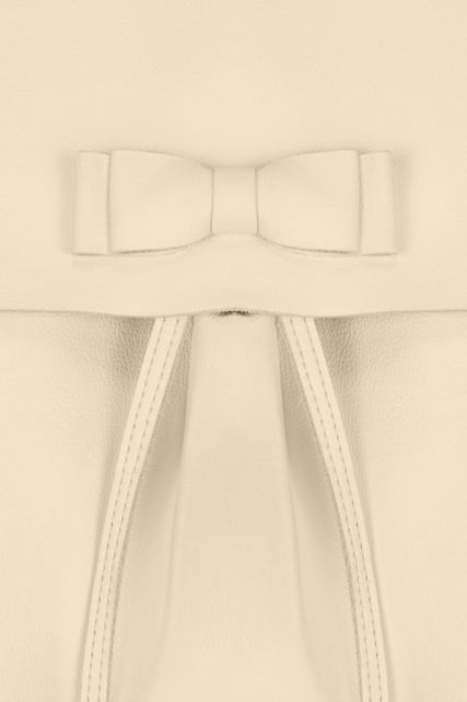 Рюкзак бежевый кожа