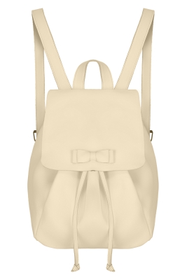 Рюкзак бежевый кожа