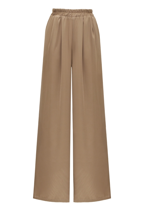 Костюм "Пикассо" бежевый, брючный, эко-шелк