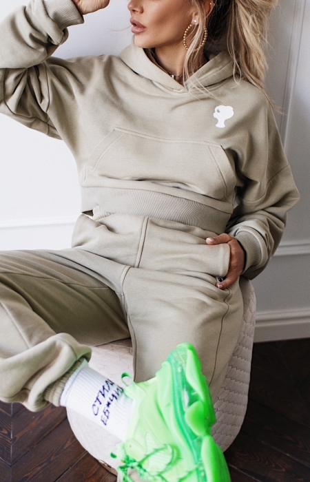 Худи "Элиза" оливковое