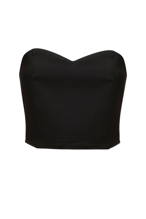 Топ - корсет "Альта" черный, на молнии