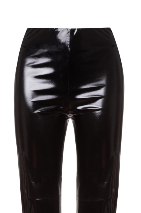 Лосины "Резэ" черные, лак