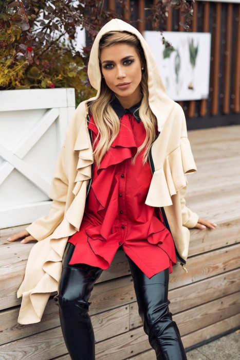 Лосины "Резэ" черные, лак