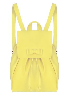 Рюкзак желтый кожа
