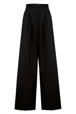 Брюки "Лорайн" черные, палаццо