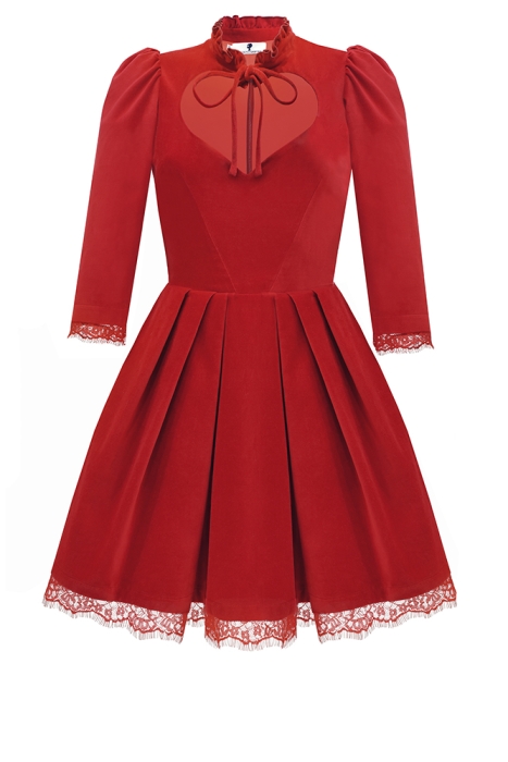 Платье "Дженна" бордовое