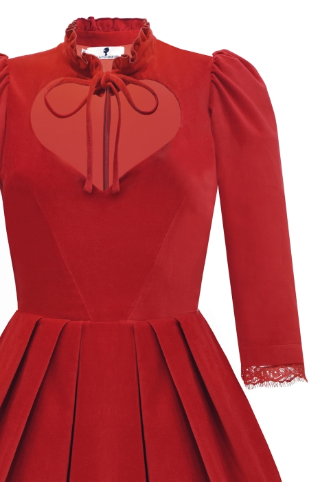 Платье "Дженна" бордовое