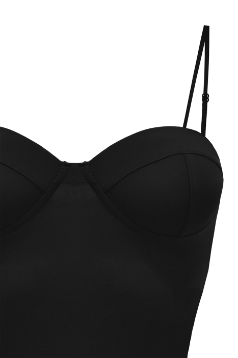 Топ - корсет "стрейч" черный