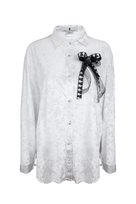 Костюм - пижама "Винтер" белый, бархат