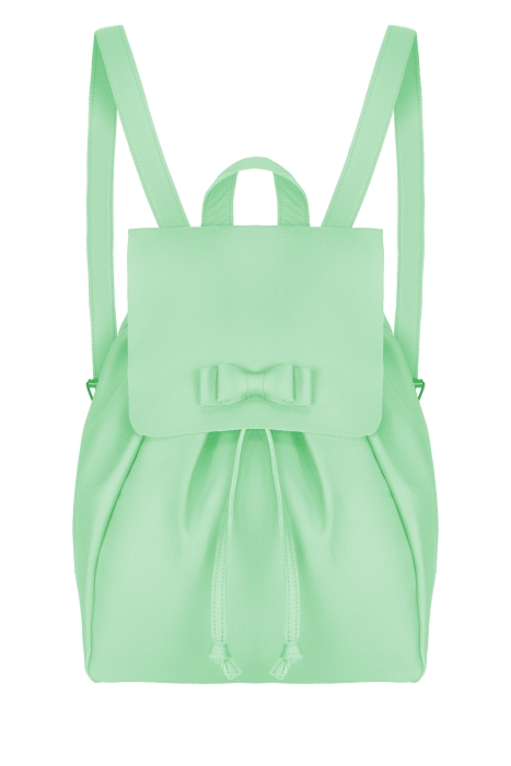 Рюкзак мятный кожа