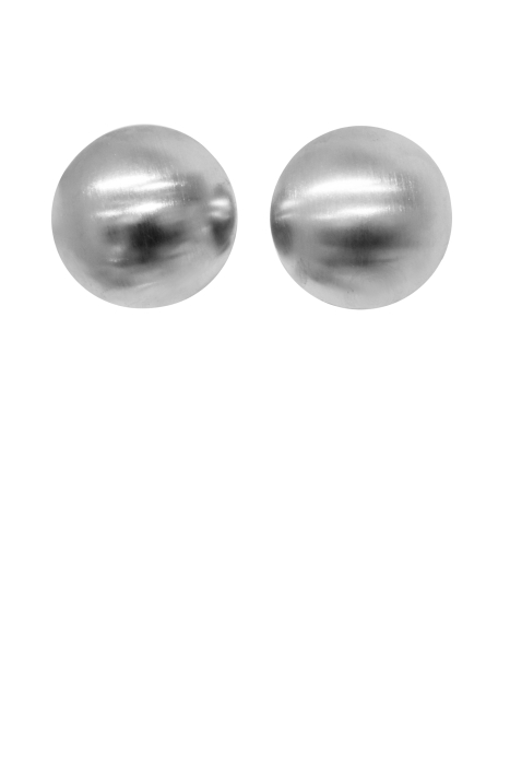 Серьги "Сфера" графит, d=29 мм